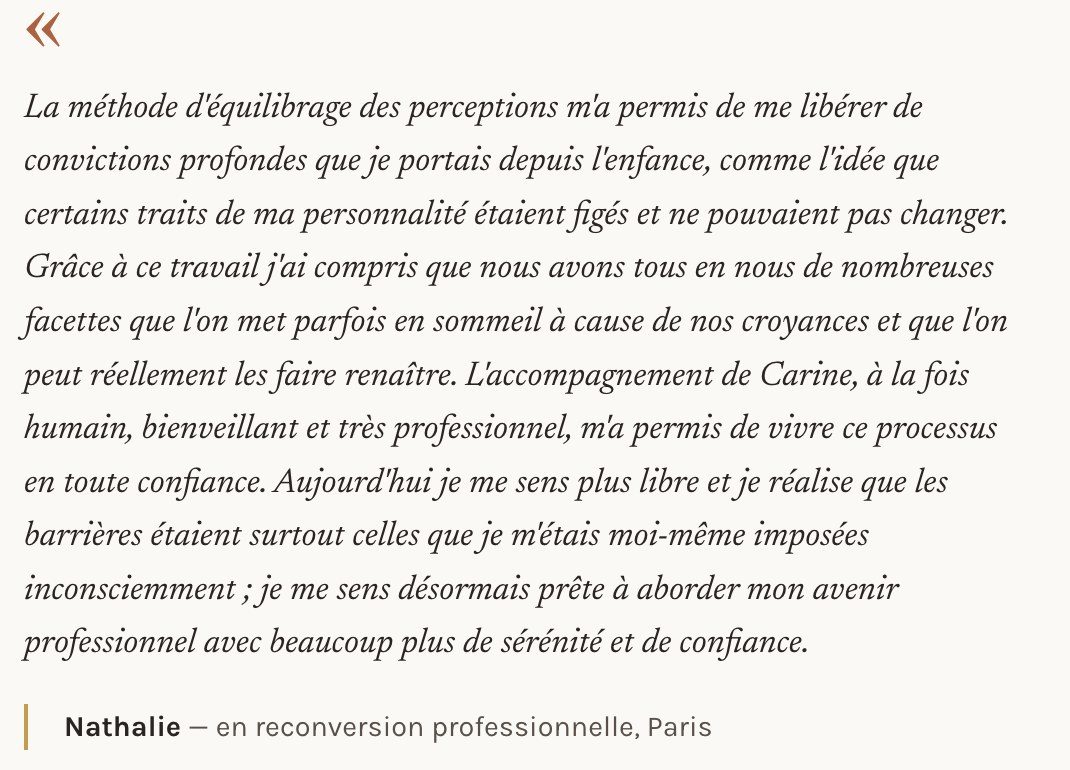 Témoignage de Nathalie